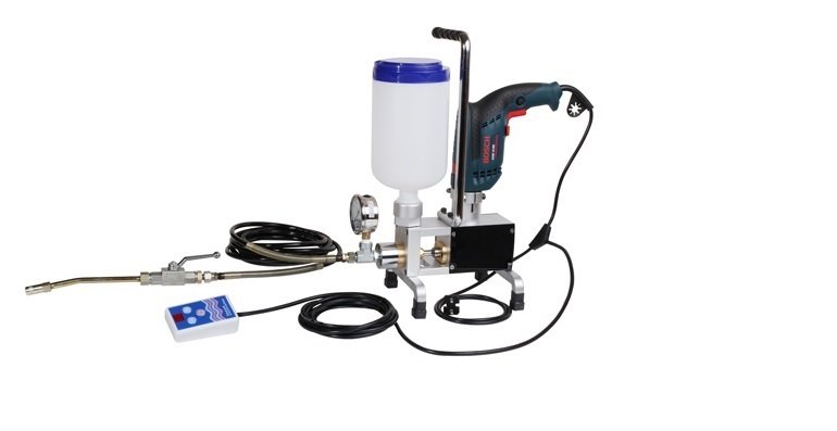 Stainless Steel PU Epoxy Grout Pump, Electric, New Construction