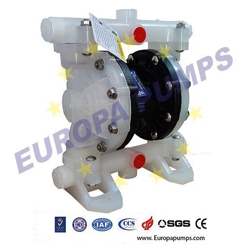 Pp, Pvdf Air Operated Double Diaphragm Polypropylene AODD Pump, Model Name/Number: Pkp 25-09, 8 Bars