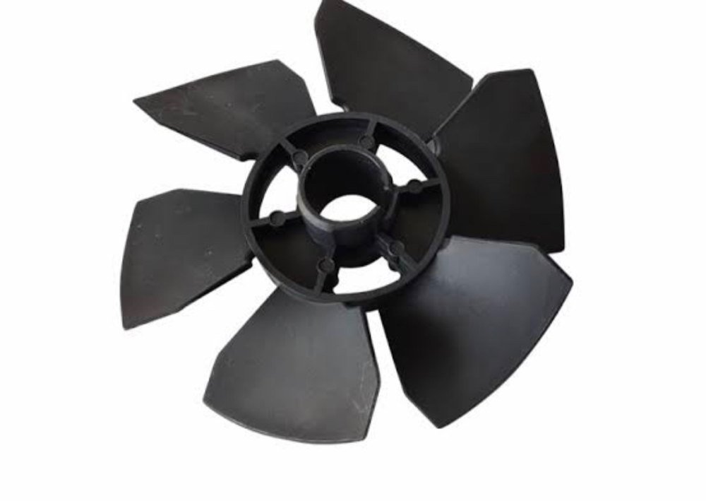 Plastic Black Vacuum Pump Impeller, For Air Cooling