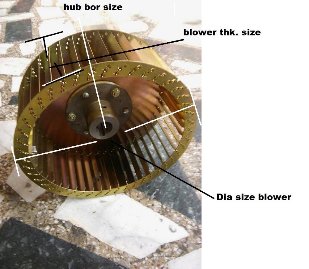 ETIP MS Metallic Fan Impellers, For Air-Conditioning, Ventilation