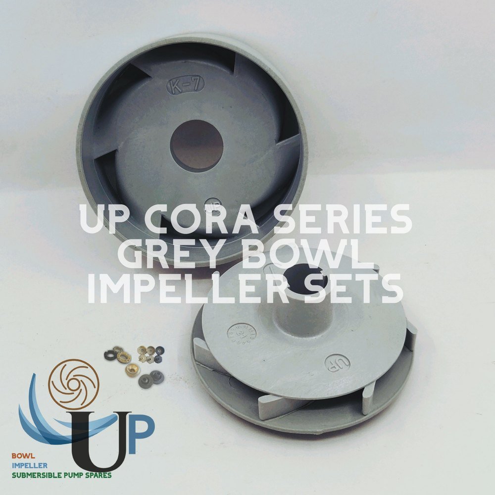 Plastic Open Up Cora Series Grey Bowl Impeller Sets