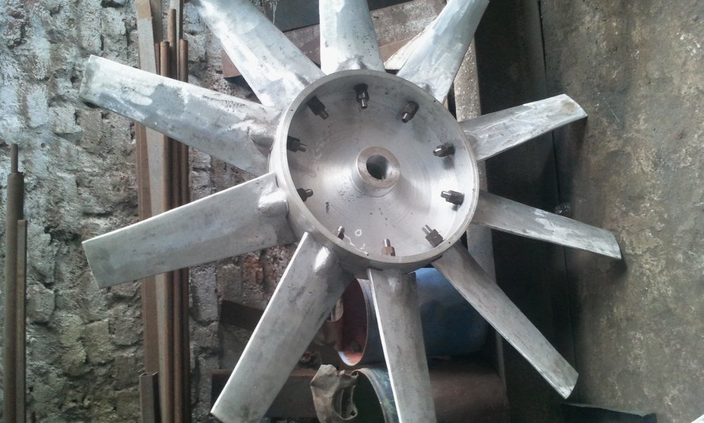 Aluminium Open Aluminum Impeller, For Industrial