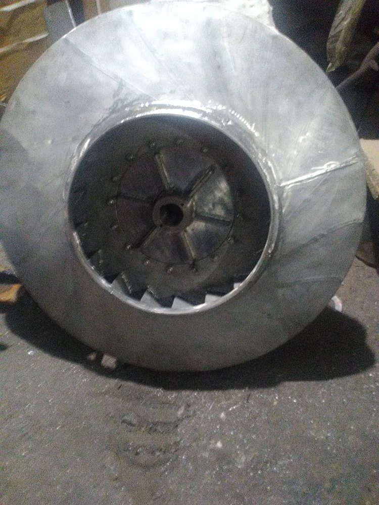 Partially open SS 310 Blower Impeller, Model: SMBM60, SCBM60