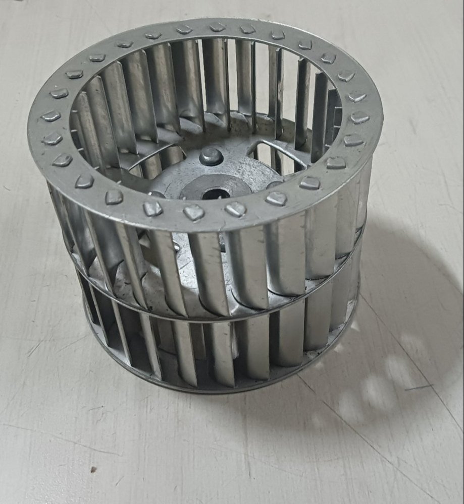 Aluminium Open Aluminum Double Inlet Impeller, For Air Cooling