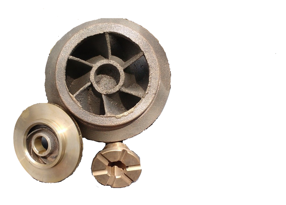 gold Gunmetal Pump Impeller