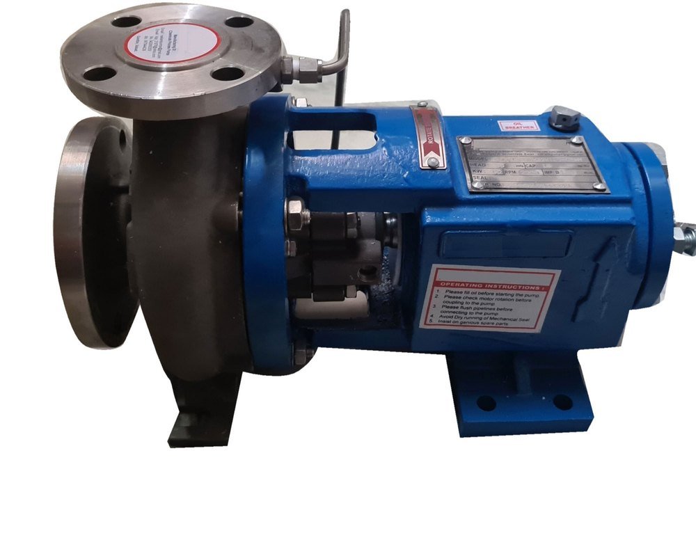 150 M Stainless Steel Naklank Pump SS-316 Metallic Centrifugal Pump, For API Industry