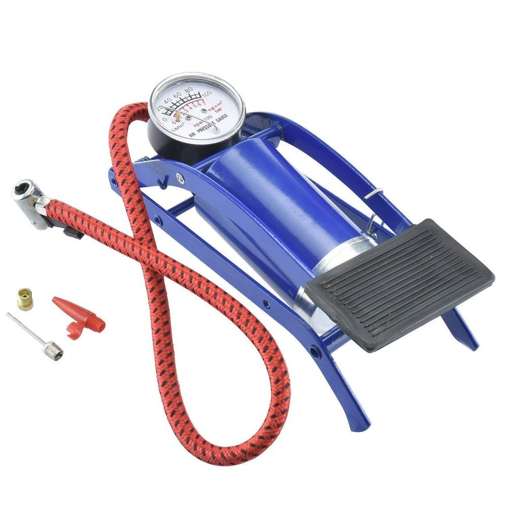 Portable High Pressure Foot Air Pump, Air Tyre Infiltrator Pump Compressor