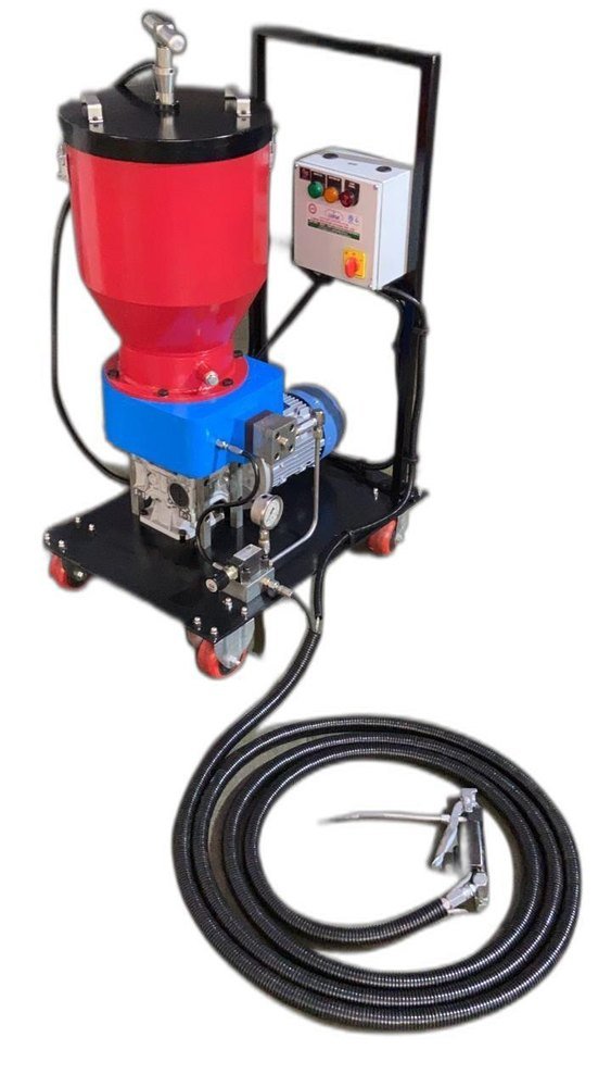 100 1 Motorized Mobile Grease Filling Pump, Capacity: 50 KG