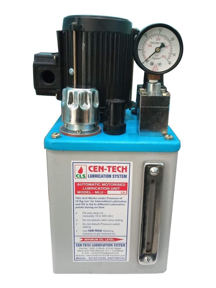 Cen-tech Mild Steel MS Three Phase Motorized Lubrication Pump, Model Name/Number: MLU-3001