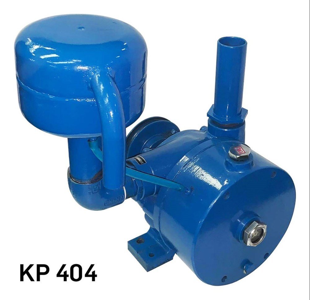 Single stage Belt Drive Rotary Vane Pumps KP 404 Milking Machine Vacuum Pump, Max Flow Rate: 340 Lpm At 50 Kpa, 2 Hp, 1440 Rpm
