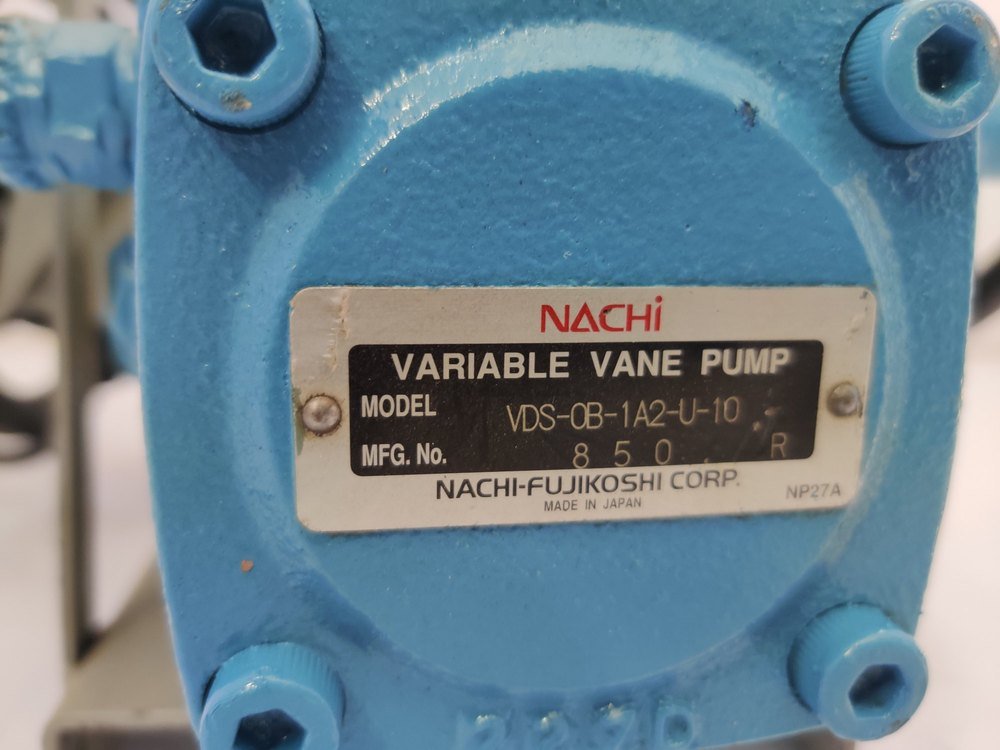 Nachi VDS-0B-1A2-U10 Variable Vane Pump with motor