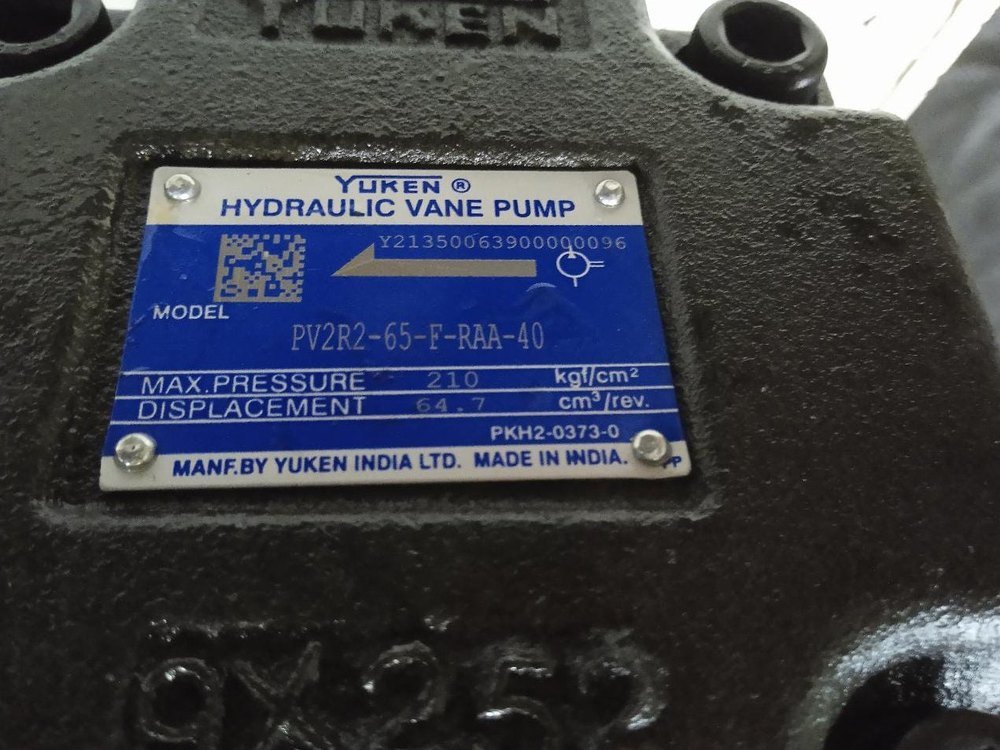 PV2R2-65-F-40 YUKEN VANE PUMP, For Industrial Power Pack, 95 Lpm